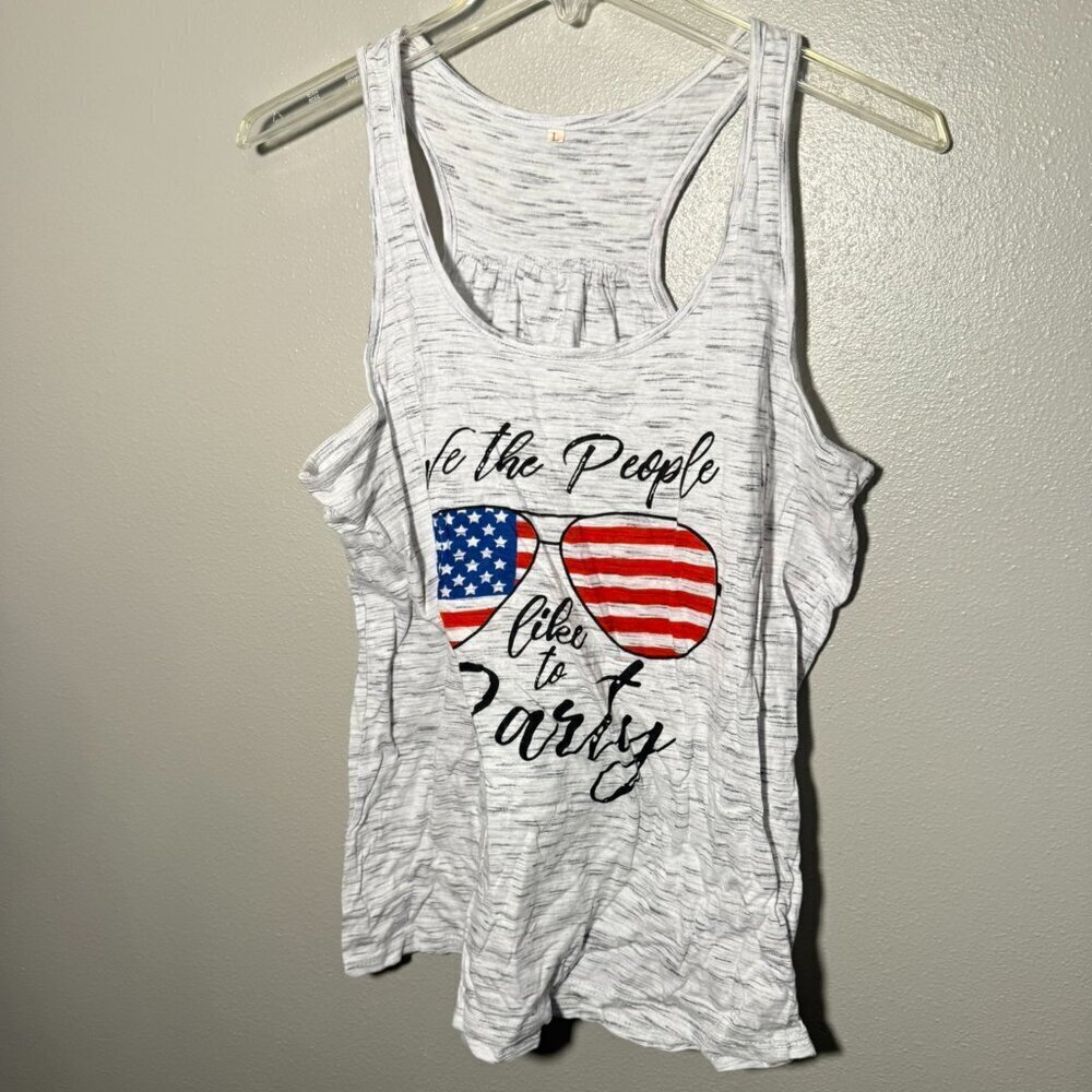 🎉We The People Like to Party🧨tank-top, Americana
